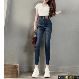 8 MẪU Quần JEAN Nữ Lưng Cao chuần shop VNXK cao cấp dày bao đẹp y hình CHẤT LƯỢNG 2023 may tỉ mỉ CHO đổi trả