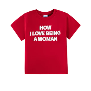 Áo Thun Baby Tee Local Brand Lourents HOW I LOVE BEING A WOMAN - BT2