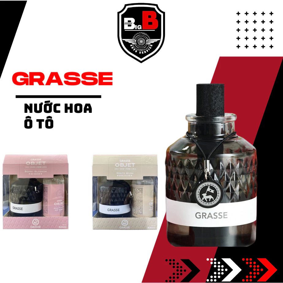 Nước hoa ô tô GRASSE OBJET DIFFUSER 100ml TL Auto