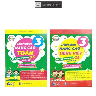 Sách - Combo 2 Cuốn Chinh Phục Nâng Cao Toán và Tiếng Việt Lớp 3 - Bộ Cánh Diều