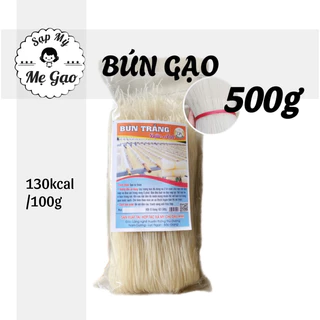 Bún gạo (bún khô) đặc sản Bắc Giang thơm ngon dễ chế biến thay thế bún tươi gói 500g