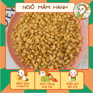 500g Ngô Sấy Mắm Hành Giòn Rụm, Ngô Tẩm Mắm Hành, Ngô Cay Mắm Hành Ăn Vặt Tuổi Thơ, Đồ Ăn Vặt Nhà Mầm.