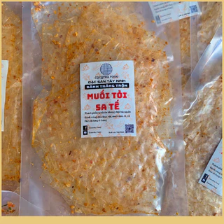 Bánh tráng trộn muối tỏi satế 100gr - Đặc sản Tây Ninh Cocothu Food