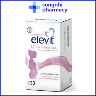 [Hàng Cty] Elevit bầu - Vitamin Tổng Hợp Cho Bầu 30 viên [Chính hãng Bayer]