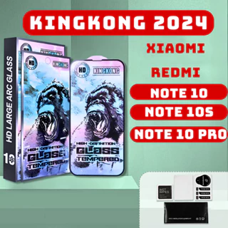 Kính cường lực Redmi Note 10/Note 10s/Note 10 Pro kingkong xanh|Miếng dán bảo vệ màn hình Xiaomi|ANHCASE88.STORE