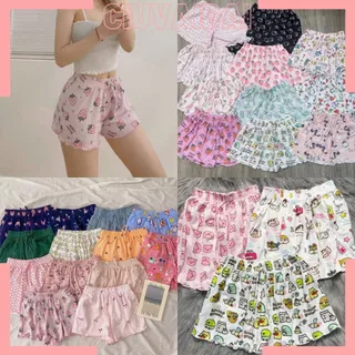 Quần Đùi Nữ 💖30 Mẫu Ảnh Thật💖 Short Ngủ Ống Rộng Mặc Nhà Hoạt Hình Cute Hot Trend