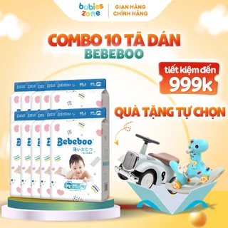 [Combo 10 Bịch + Quà] Tã Bỉm Dán BEBEBOO có đủ size thương hiệu Nhật Bản thấm hút cực nhanh, chống tràn, siêu mềm mịn