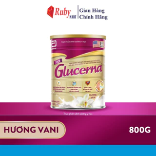 [Date T1/26] Sữa bột dành cho người bị tiểu đường Glucerna Abbott 800g Hương Vani