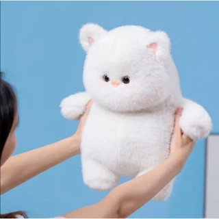 Gấu bông mèo trắng dễ thương siêu cute 35cm làm quà tặng cao cấp cho bé - SONA STORE