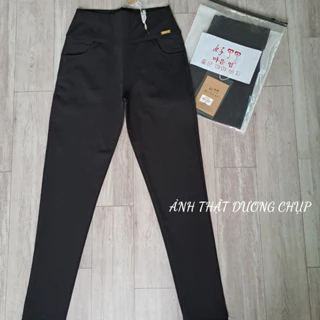 {big size}QUẦN LEGGING 2 TÚI TRƯỚC NÂNG V3 CHẤT MÌ HÀN HÀNG ĐẸP