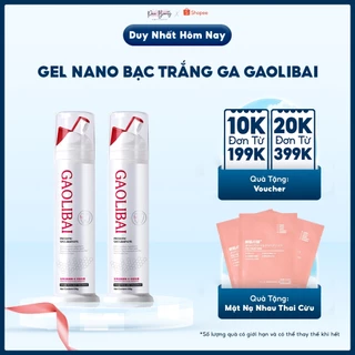 Gel Nano bạc GAOLIBAI - Đánh bật cao răng, sạch mảng bám, trắng răng, hơi thở thơm mát, trọng lượng 120g