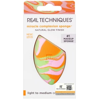 Mút tán nền cam neon Real Techniques Miracle Complexion Sponge