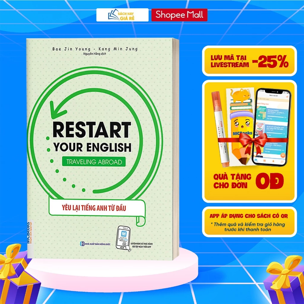 Sách - Restart Your English Traveling - Yêu Lại Tiếng Anh Từ Đầu