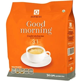 Cà phê sữa uống liền hoà tan Goodmorning (bịch 24 gói x 20gr) Trần Quang