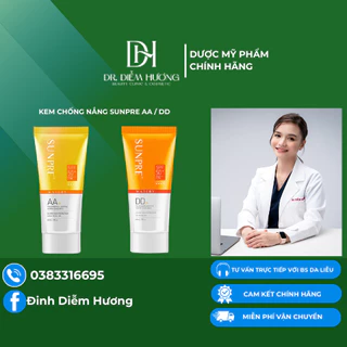 [CHÍNH HÃNG] KEM CHỐNG NẮNG SUNPRE SPF50 60ML HÀNG NHẬP KHẨU