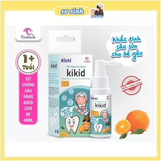 Xịt chống sâu răng Kikid cho bé từ 1 tuổi 40 ml methaivu