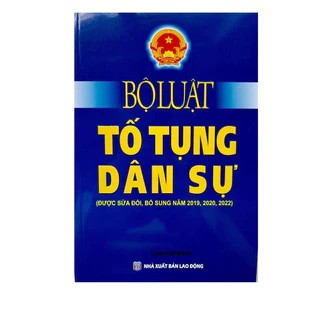 Sách- Bộ Luật Tố Tụng Dân Sự (Được Sửa Đổi, Bổ Sung Năm 2019,2020,2022)