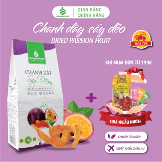 Chanh Dây Sấy Dẻo Nonglamfood hộp 145g | Healthy Snack | Ăn vặt tốt cho sức khỏe | Trái cây sấy dẻo