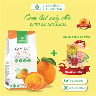 Cam Úc, cam lát sấy dẻo Nonglamfood hộp 100g | Ăn vặt tốt cho sức khỏe | Trái cây sấy dẻo