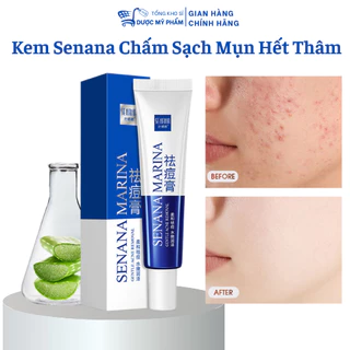 Kem Chấm Sạch Mụn Senana Đánh Bay Các Loại Mụn Sưng Mụn Cơm Mụn Ẩn Mụn Viêm Trên Da 20G