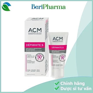 ✅[CHÍNH HÃNG] ACM Kem Chống Nắng Ngăn Ngừa Sạm Da Depiwhite S Photo - Protector Skincare SPF50+ 50ml