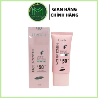 Kem Chống Nắng HEMIA Nâng Tone Kiềm Dầu SPF50++++ 50ml