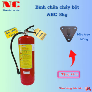 Bình chữa cháy bột ABC 8kg nhập khẩu chính ngạch - Thiết bị PCCC giá tốt