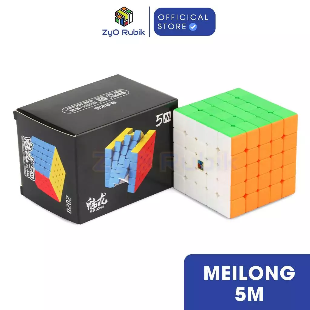 Rubik 5x5 - MoYu MeiLong 5M - M Series MoYu M MeiLong M Rubic 5 Tầng Nam Châm Stickerless - ZyO Rubik