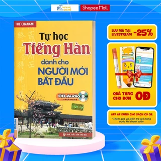 Sách - Tự Học Tiếng Hàn Dành Cho Người Mới Bắt Đầu kèm app