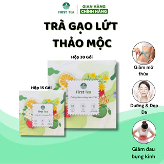 Trà gạo lứt thảo mộc detox: hỗ trợ tiêu hóa, giảm cân, tăng cường sức khỏe & sắc đẹp