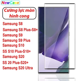 Cường lực màn hình cong Samsung S8,S8 Plus,S8+,S9,S9 Plus,S9+.S10,S10 Plus,S10+,S20,S20 Plus,S20+,S20 Ultra Full keo khô