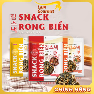 Snack Rong Biển SanCy Vị Trứng Muối, BBQ và TomYum - Lam Gourmet