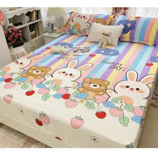 Vỏ gối ôm có dây rút 2 đầu kích thước 35x105cm,thoải mái chọn mẫu, mẫu thỏ và gấu