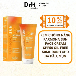 KEM CHỐNG NẮNG FARMONA SUN FACE CREAM SPF50 OIL FREE 50ML