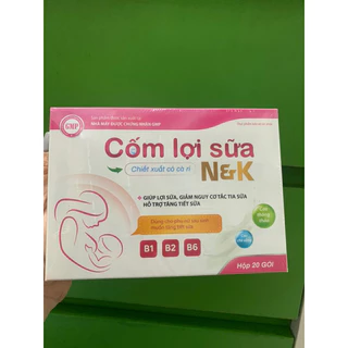 CỐM LỢI SỮA N&K (hộp 20 gói)