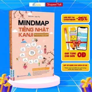 Sách - Mindmap Kanji tiếng Nhật – Dành cho trình độ sơ, trung cấp - Học kèm app