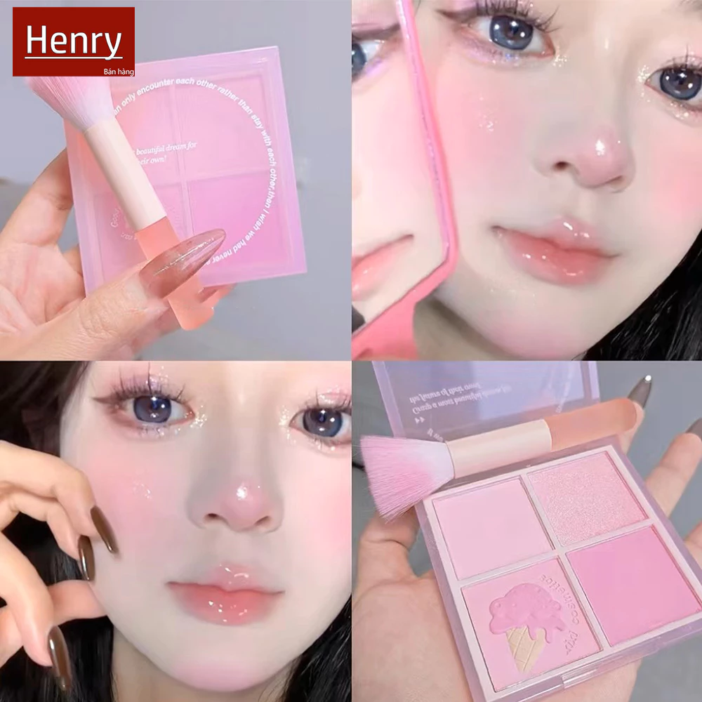 XIXI Lady Blush, bốn màu Blush, không thấm nước lâu dài