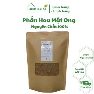 Phấn hoa mật ong nguyên chất Vườn Nhà 81, Không qua xử lý công nghiệp 300gr-500gr