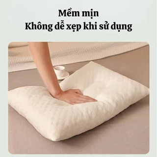 Ruột Gối Cao Cấp Domino Chống Đau Mỏi Vai Gáy Hỗ Trợ Giấc Ngủ