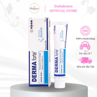 Derma Forte Gel Giúp Giảm Mụn Trứng Cá Ngừa Thâm, Mờ Sẹo, Dưỡng Da 15g Duduhouse