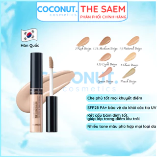 Kem che khuyết điểm quốc dân THE SAEM Cover Perfection Tip Concealer SPF28 PA+ CKĐ chống nắng che phủ hoàn hảo cực tốt