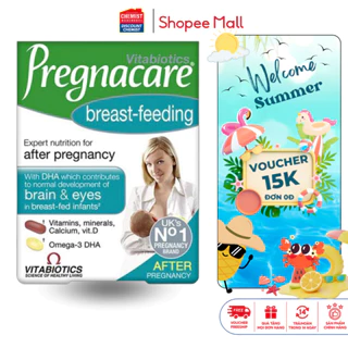 Vitamin tổng hợp cho phụ nữ sau sinh Vitabiotics Pregnacare Breast-feeding 84 viên tăng dưỡng chất trong sữa