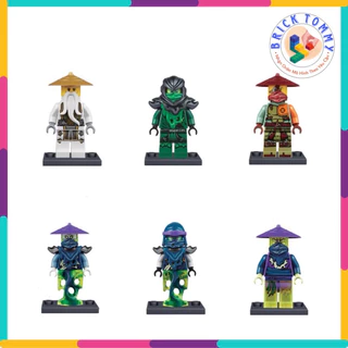 Mô Hình Lắp Ráp Nhân Vật Ninjago Combo 6 Mini Season 5