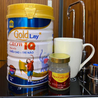 DATE 2026 Sữa Chiều cao Gold lay Grow IQ 900gr hỗ trợ phát triển trí não sữa thơm ngon date luôn mới