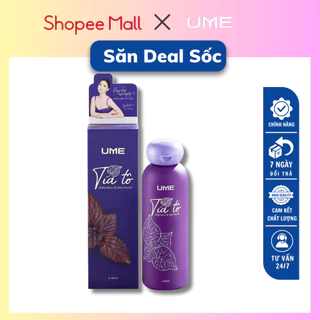 Dung Dịch Vệ Sinh Phụ Nữ Tía Tô Ume 150ml, Làm Sạch Dịu Nhẹ, Dưỡng Ẩm, Ngăn Mùi, Loại Bỏ Viêm Ngứa Phụ Khoa Lành Tính JP