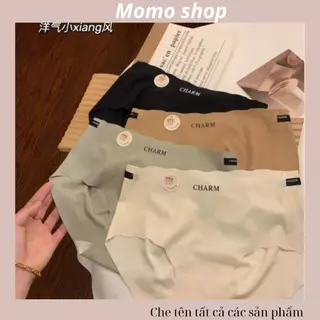 Quần lót nữ đúc su không đường may chữ CHARM chất siêu mềm MoMo shop Q07