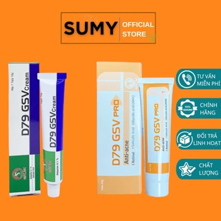 D79 GSV Cream/Pro/New Giảm Mụn Trứng Cá, Mụn Lưng, Nang Lông Dày Sừng 15g/20g - SUMY