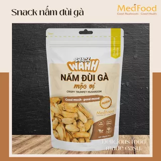 Snack nấm WAHH - Snack nấm đùi gà healthy, giàu chất dinh dưỡng, thích hợp cho mẹ bầu, bỉm sửa - NPP vivingon, medifun