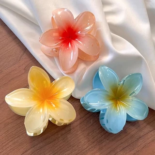 Kẹp Hoa Sứ Size 8cm Nhiều Màu Pastel Sang Trọng Dễ Thương