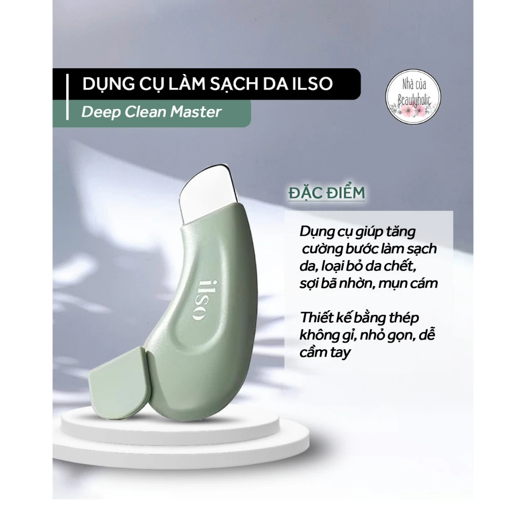 Dụng cụ làm sạch da, gạt bã nhờn, mụn cám ILSO DEEP CLEAN MASTER